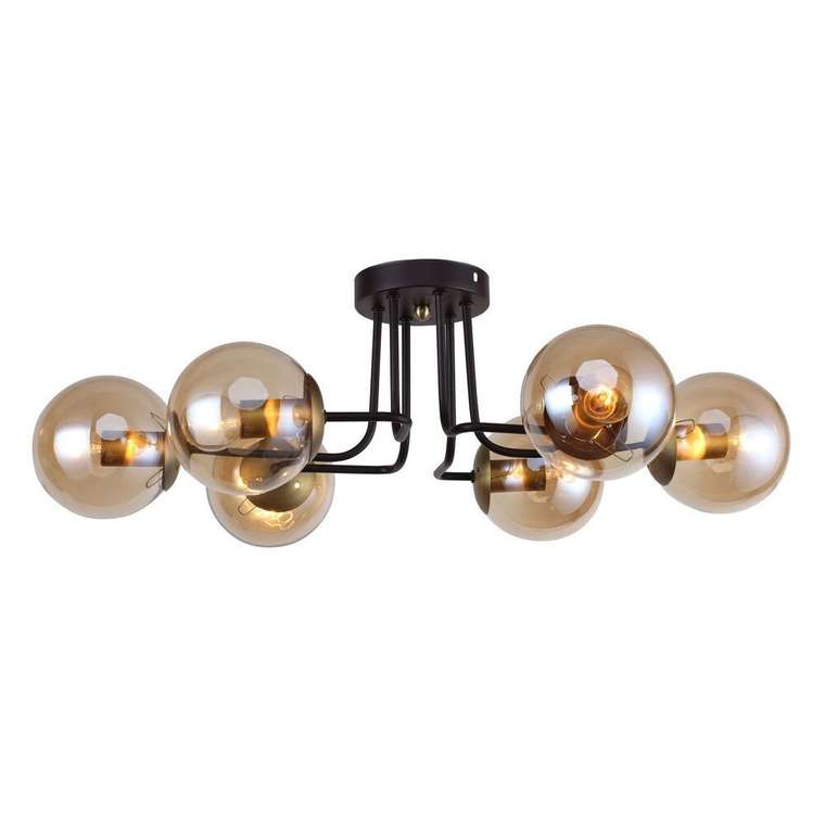 потолочная люстра Modestus  металл, стекло 6*E14*40W, excluded