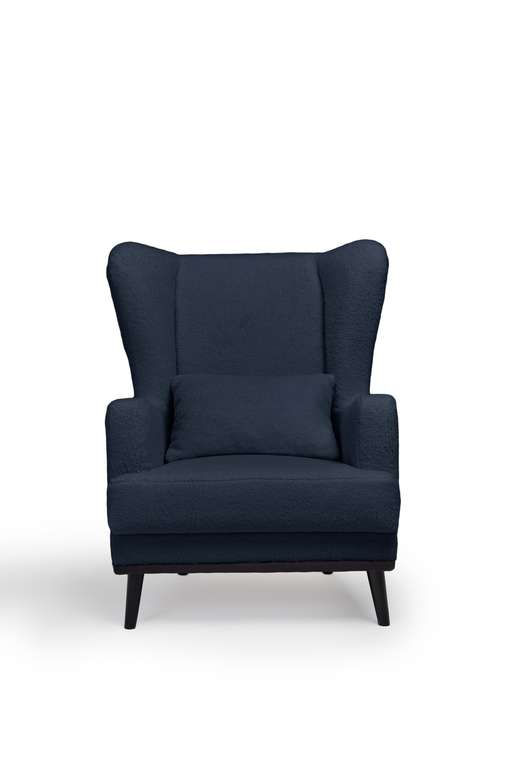 Кресло Оскар темно-синего цвета