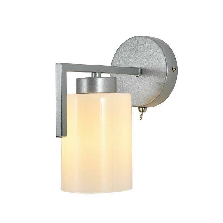 Бра Style 1142/1 Silver (стекло, цвет белый)