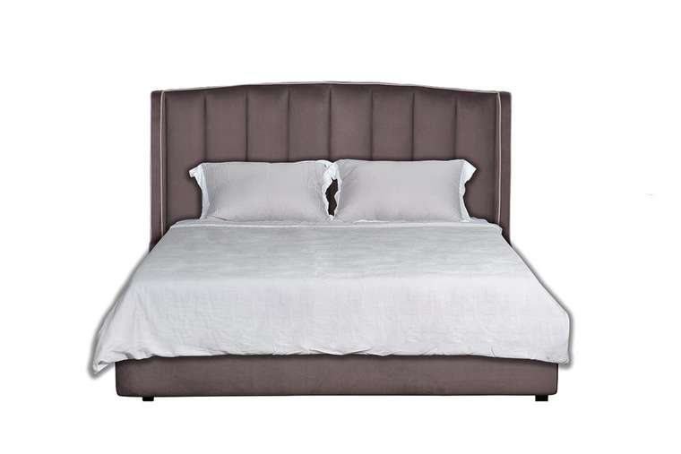 Кровать Odry лилово-серого цвета c подъемным механизмом 160х200