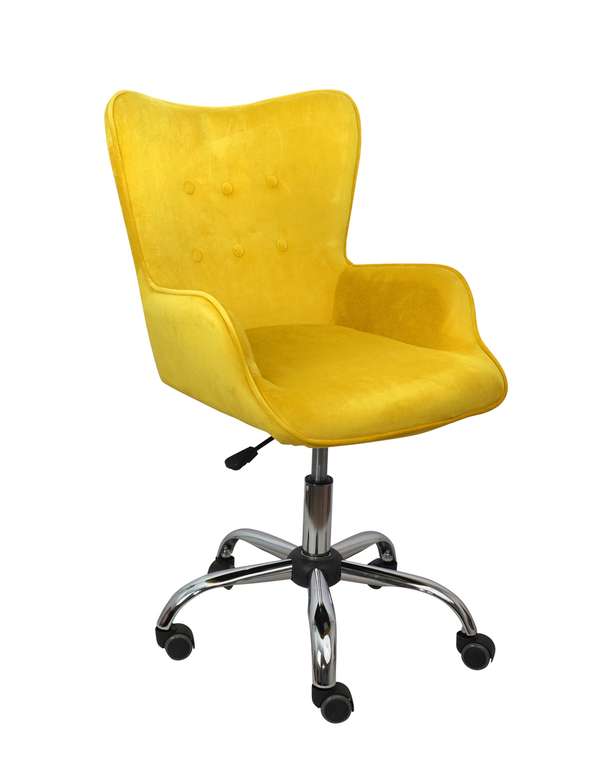Компьютерное кресло Bella желтого цвета