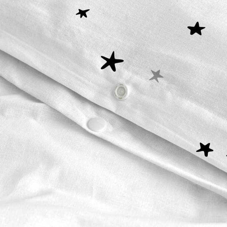 Пододеяльник Blanc Constellation 180x220 белого цвета