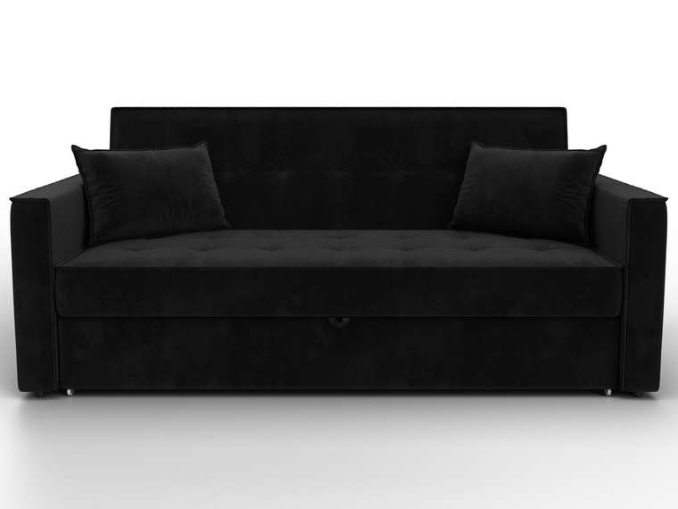 Диван-кровать Лига-104 L черного цвета