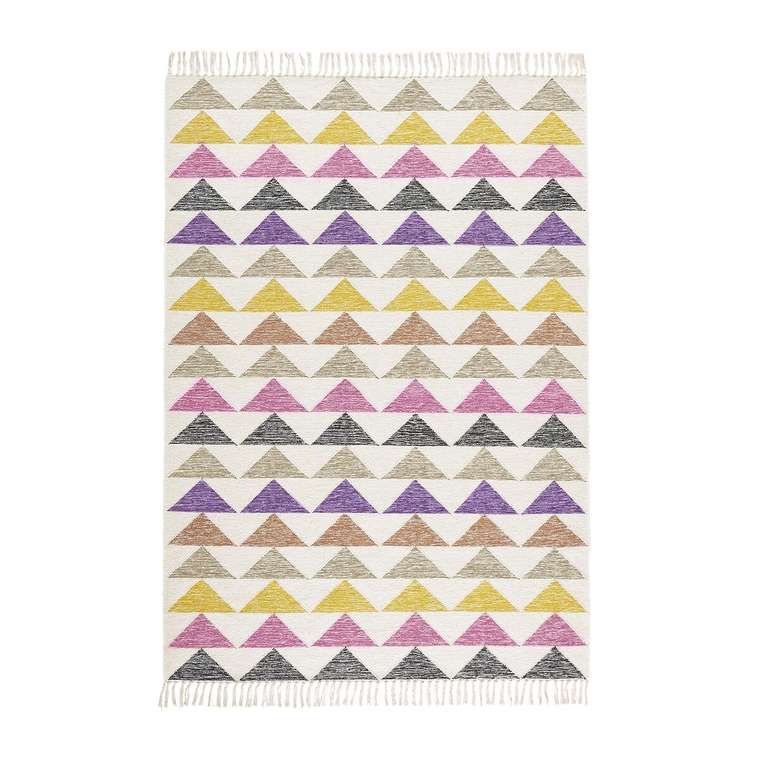 Ковер килим из шерсти Vinity 200x290 разноцветный