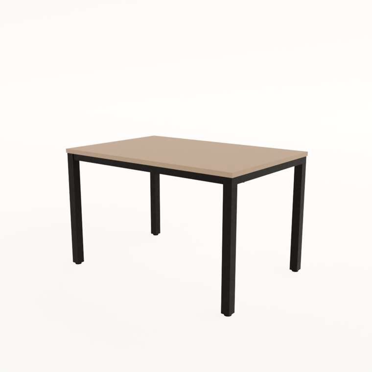 Обеденный стол Lanch 120х80 бежевого цвета
