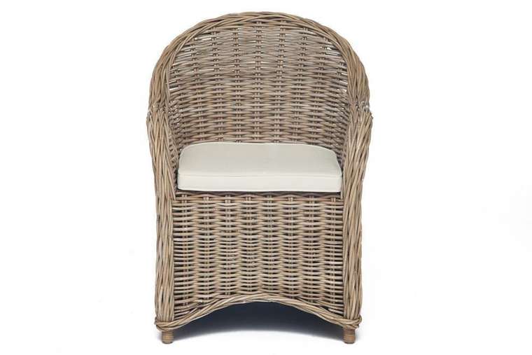 Кресло Maisonet из натурального ротанга c подушкой