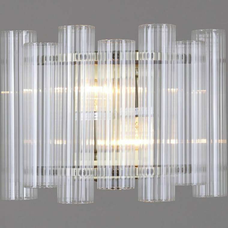 Настенный светильник IL0686-2WSQ-24 AB LYRA (стекло, цвет прозрачный)