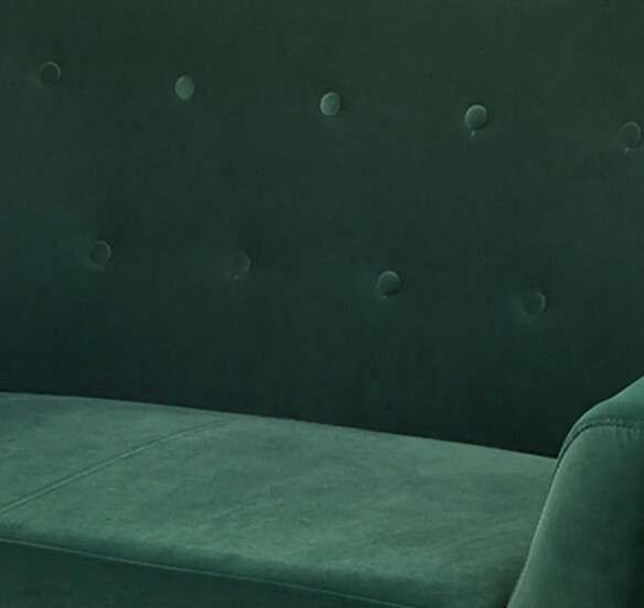 Диван Nordic 3 темно-зеленого цвета