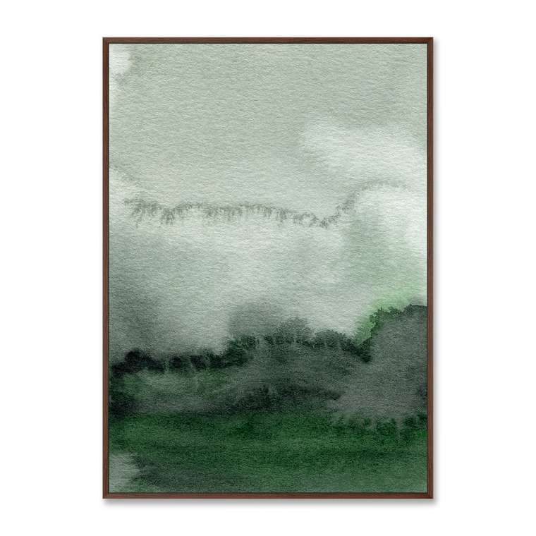 Репродукция картины на холсте Fog in the mountains