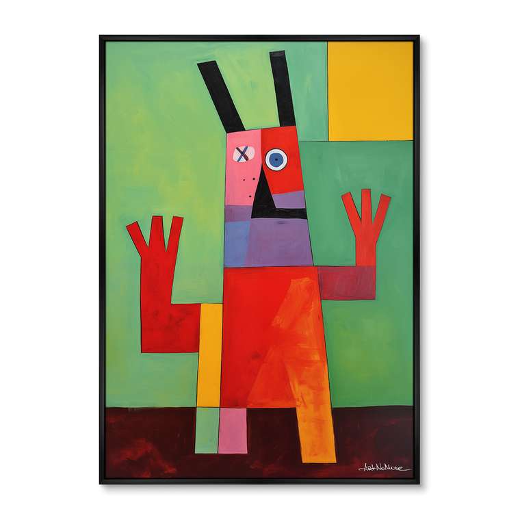 Репродукция картины Happy Creatures, No 1, 2024г.