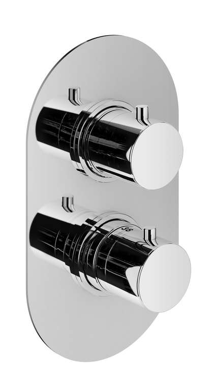 Смеситель термостат встраиваемый для душа Plumberia Selection IXO XOT5040CR цвета хром