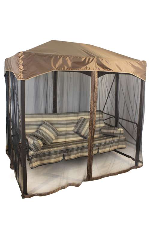 Качели -шатер Монреаль коричневого цвета