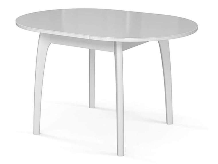 Раздвижной обеденный стол DikLine M46 белого цвета
