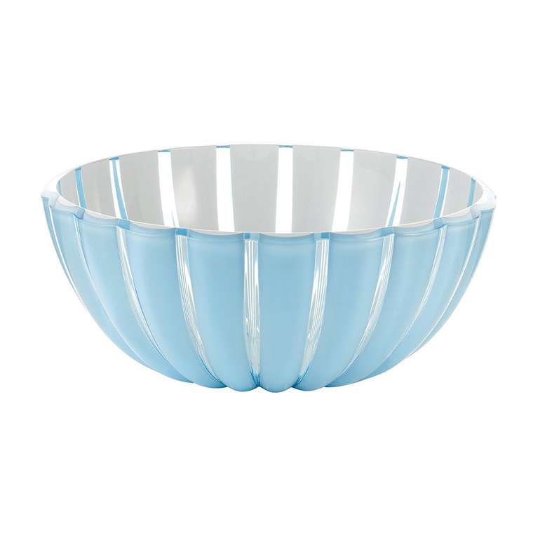 Салатница Guzzini Grace 30 см голубая