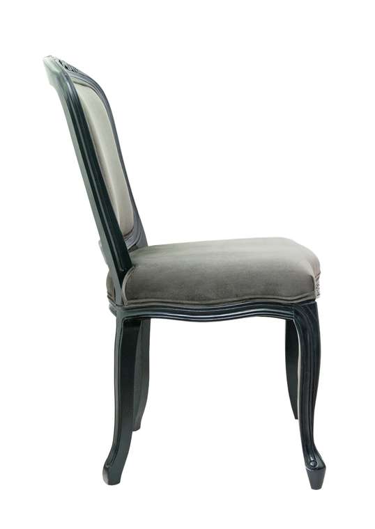 Обеденный стул Gran grey с серой обивкой