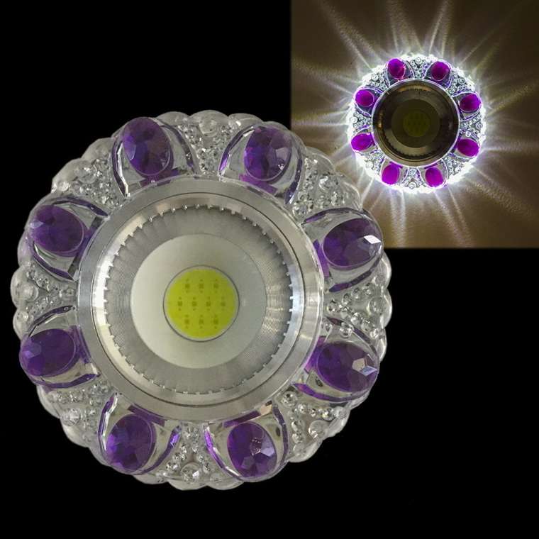 Встраиваемый светильник 42246-9.0-001PL MR16+LED3W CL/PP (полимер, цвет прозрачный)