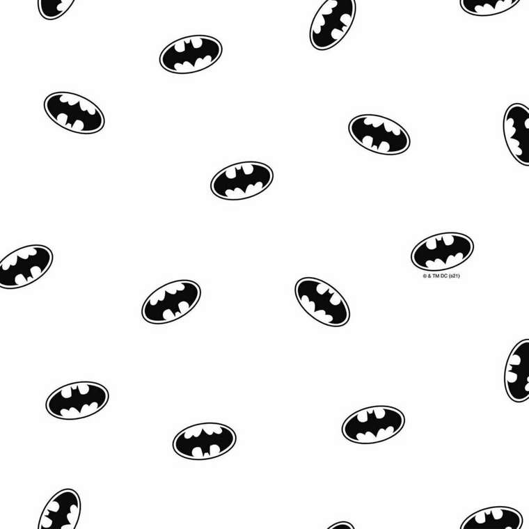 Скатерть из смолы, устойчивая к пятнам  Batman White Разноцветный 150 x 150