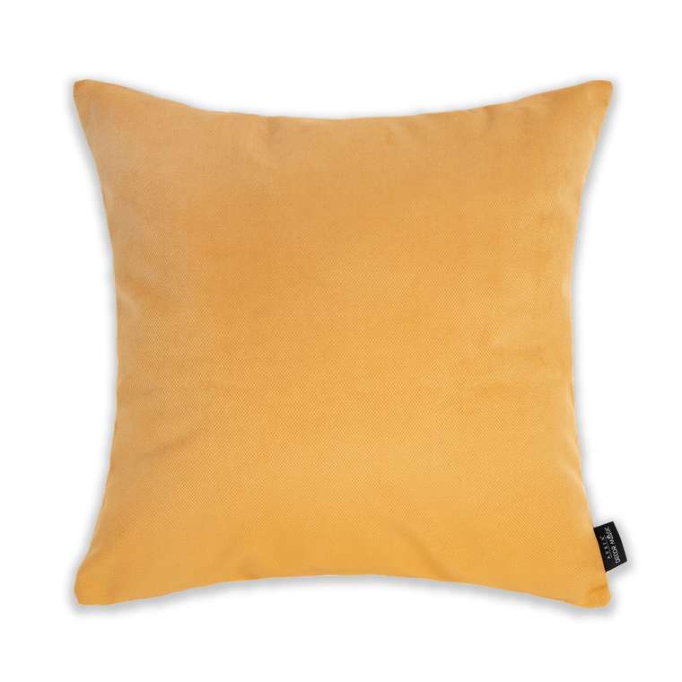 Декоративная подушка Amigo yellow желтого цвета