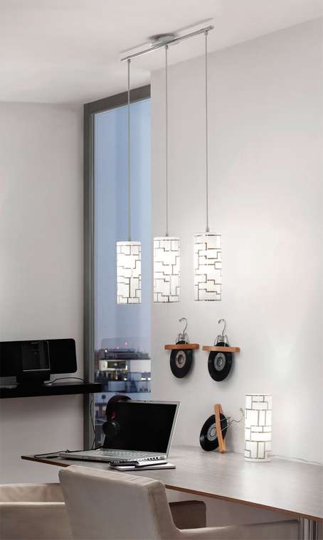 Подвесной светильник Bayman 92563 (стекло, цвет белый)