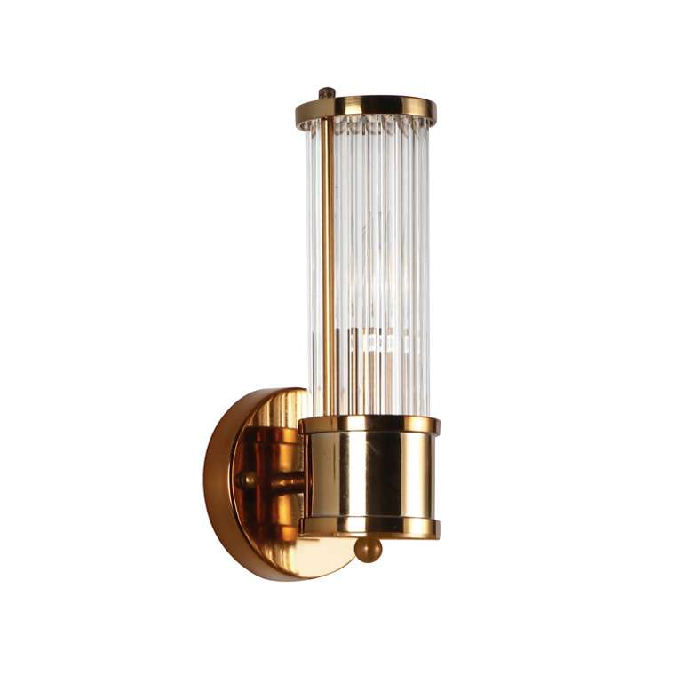 Настенный светильник Claridges brass из стеклянных трубочек