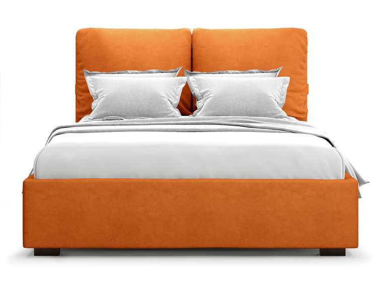 Кровать Trazimeno 180х200 оранжевого цвета с подъемным механизмом