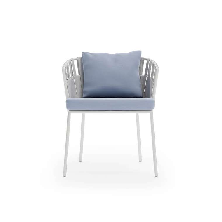 Кресло садовое Бора-бора серо-голубого цвета