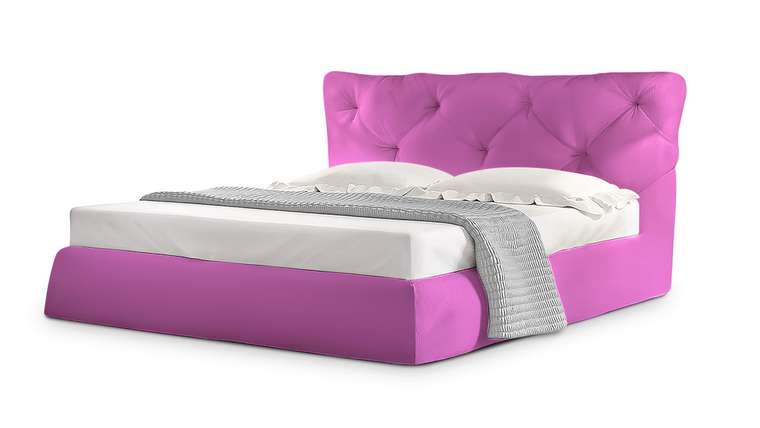 Кровать Тесей 140х200 фиолетового цвета