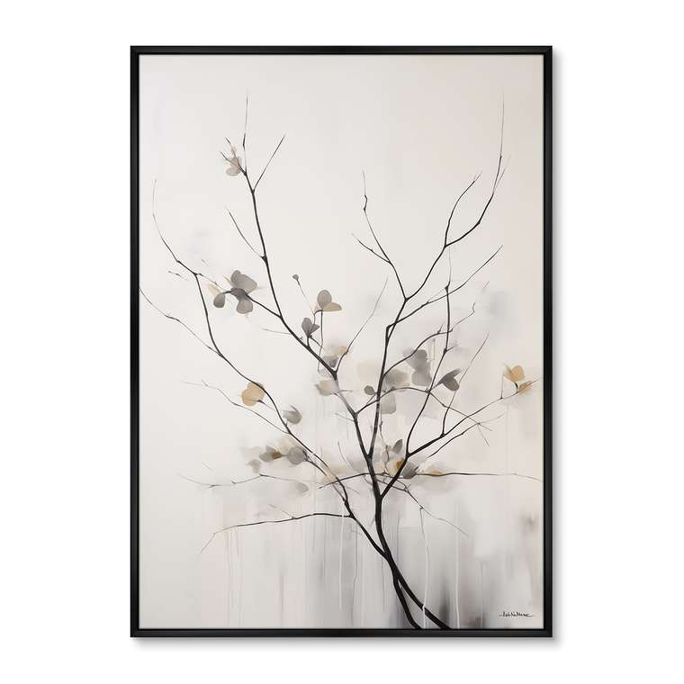 Репродукция картины Branches, autumn colors, No 1, 2024г.