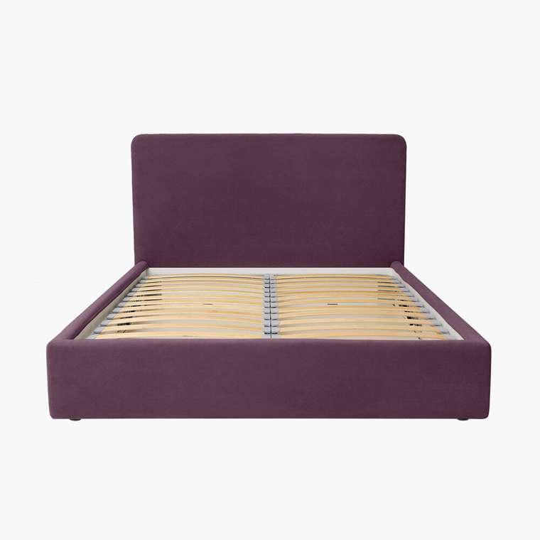 Кровать Cozy 140х200 фиолетового цвета с подъёмным механизмом