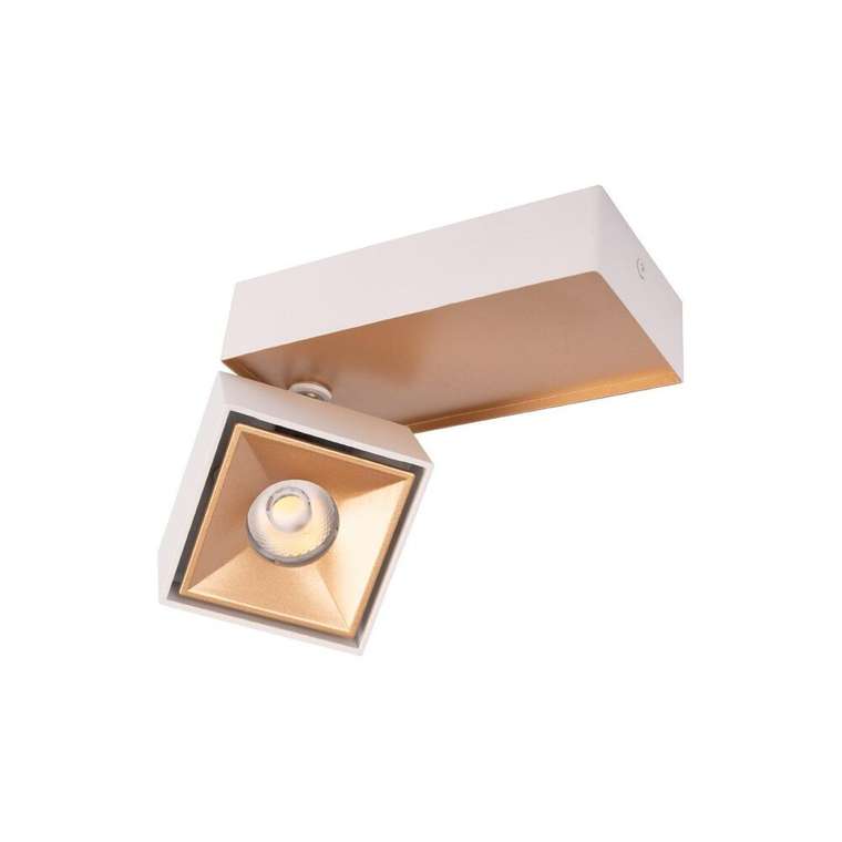 спот накладной Knof 10324/B Gold White (металл, цвет золото)