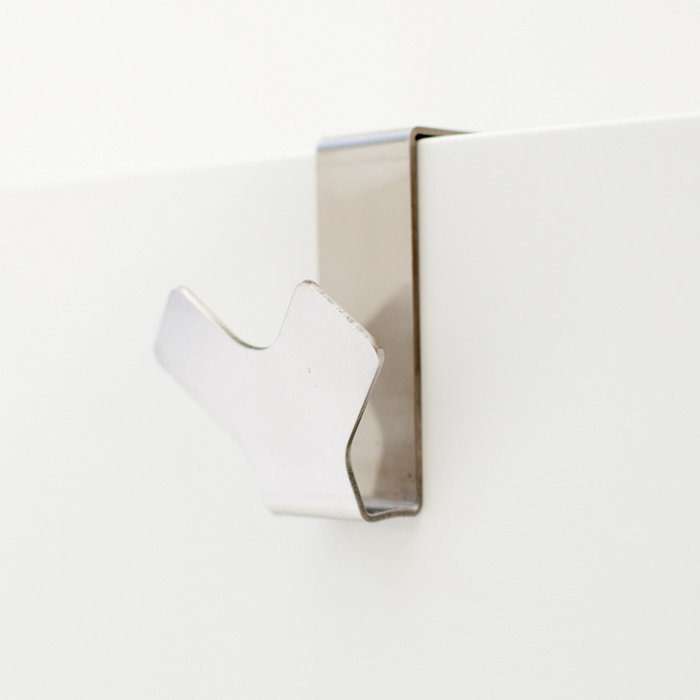 Надверный крючок y-hook матовая сталь