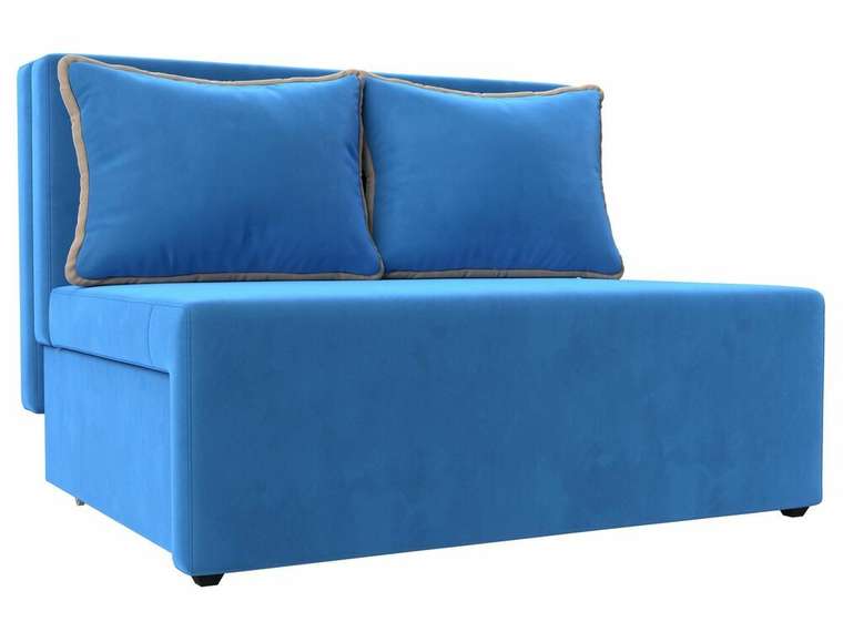 Диван-кровать Лагуна голубого цвета