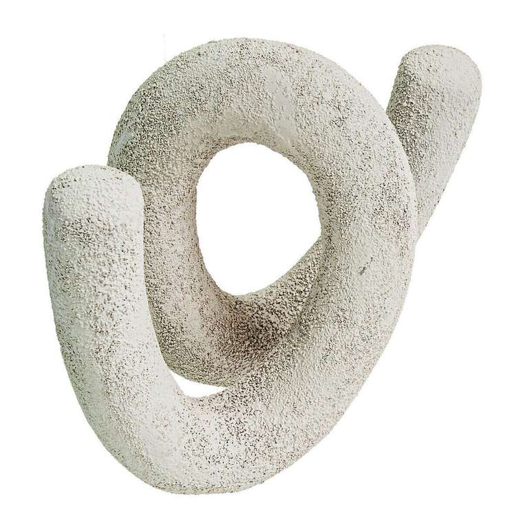 Декоративная фигура Белый Абстракция 17 x 13 x 9 cm