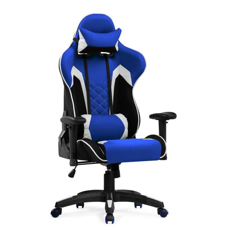 Компьютерное кресло Prime черно-синего цвета
