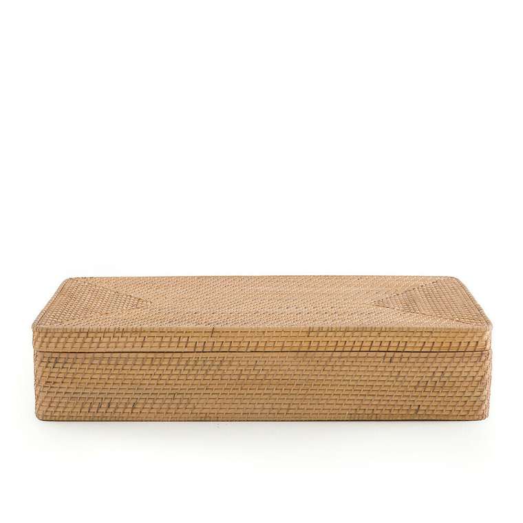 Корзина Lanzi из ротанга бежевого цвета