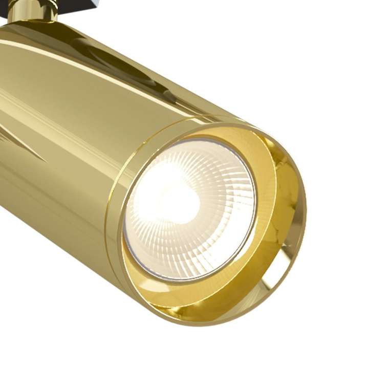 Трековый светодиодный светильник Track lamps золотого цвета