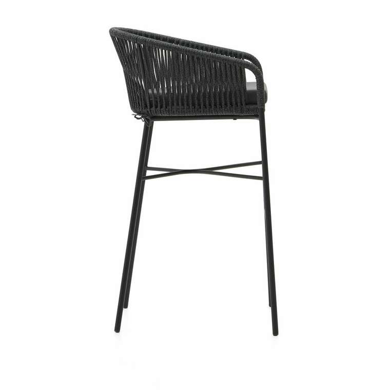 Барный стул Yanet черного цвета
