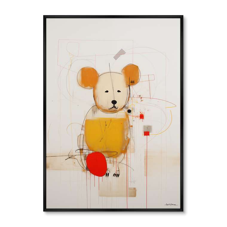 Репродукция картины Oh, those mice, No 1, 2024г.