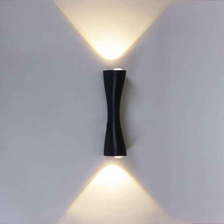 Уличный настенный Reluce 86876-9.2-001JH LED2*3W BK RLOS