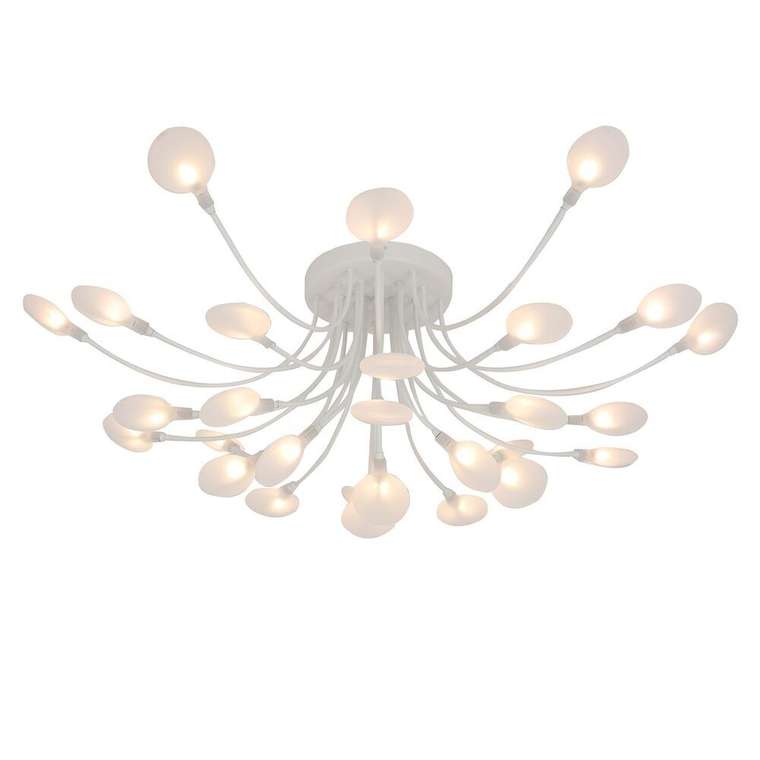 потолочная люстра Skein  металл, акрил 28*G4LED*3W, 5600LM, 3000K, included