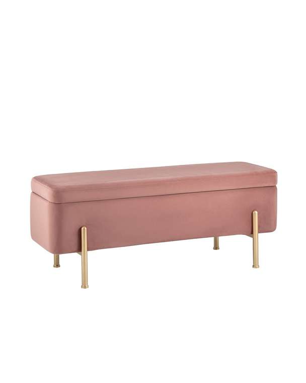 Банкетка Болейн розового цвета