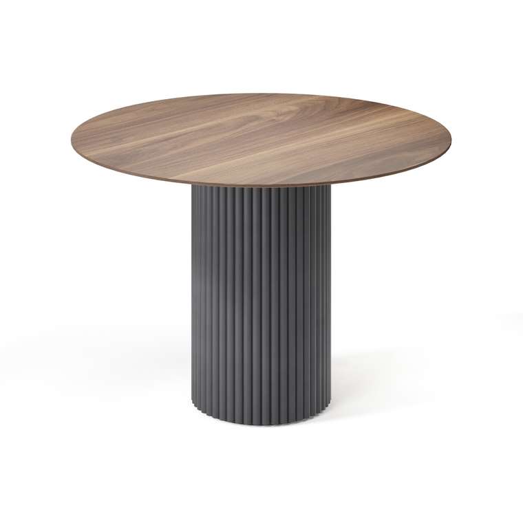 Обеденный стол Фелис коричнево-черного цвета