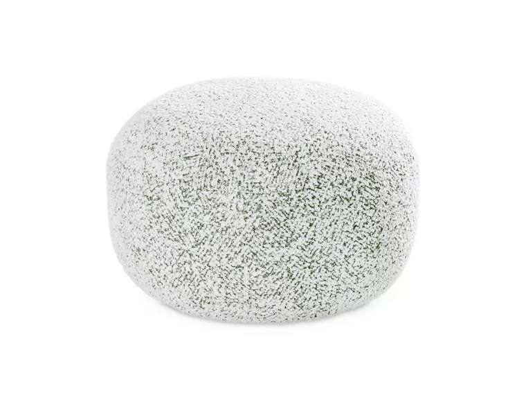 Пуф Sweet 56 бело-зеленого цвета
