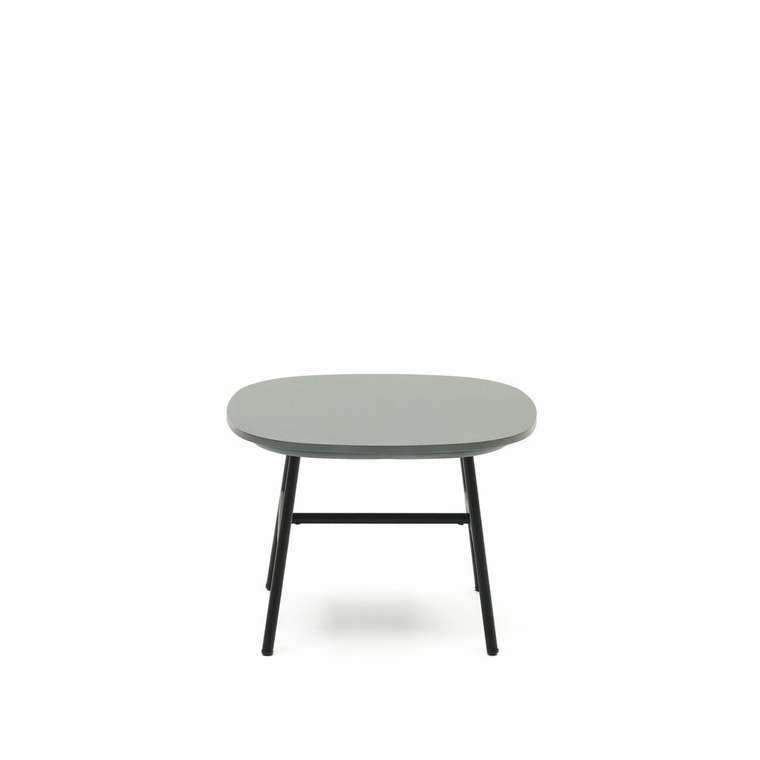 Приставной столик Bramant серо-черного цвета