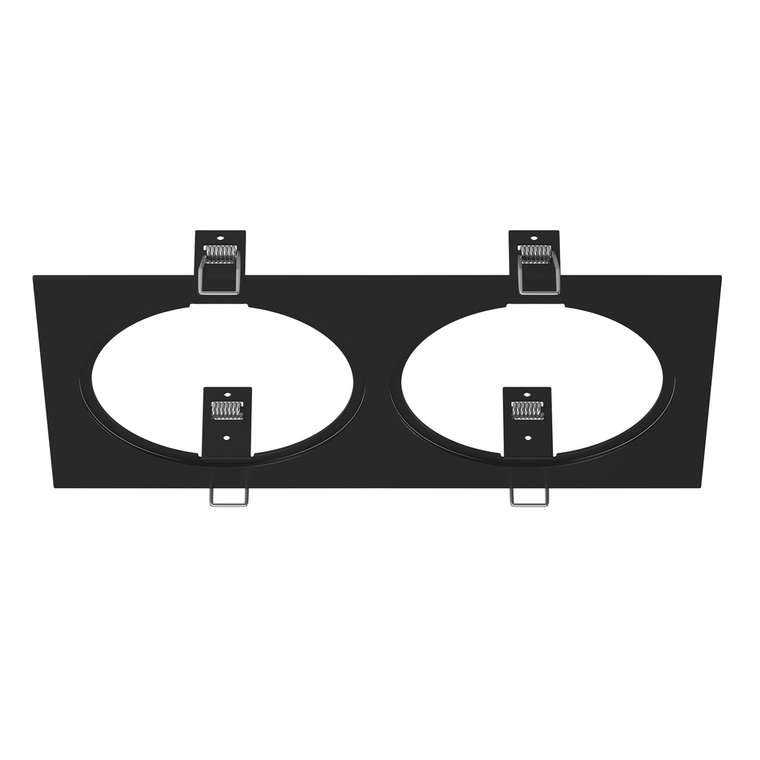 Рамка INTERO 111 Double QUADRO ЧЕРНЫЙ