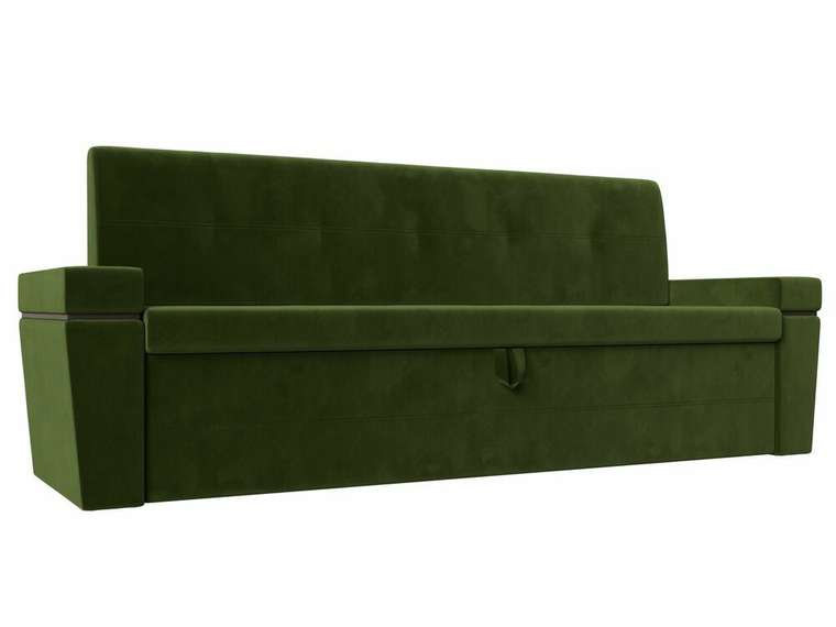 Прямой диван-кровать Деметра зеленого цвета