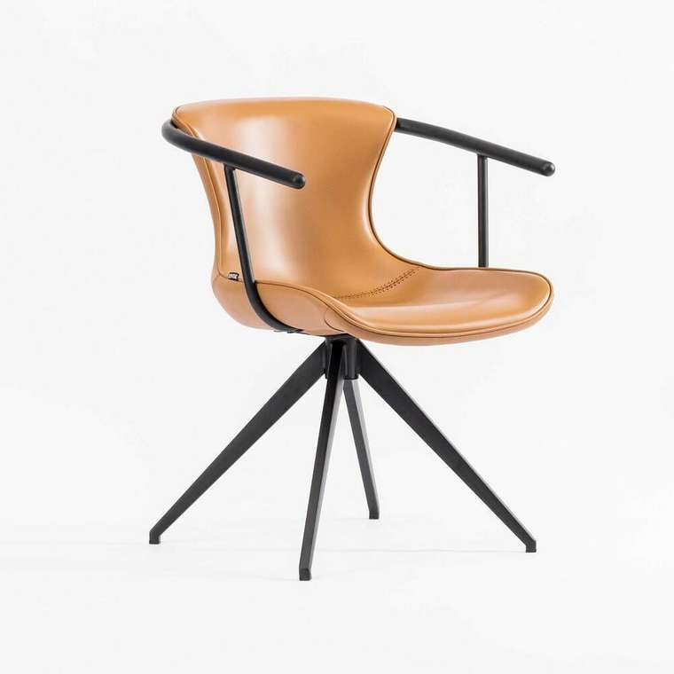 Стул вращающийся Витербо светло-коричневого цвета