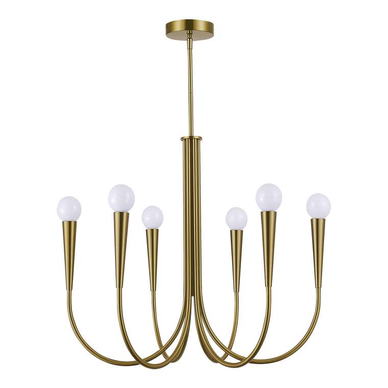Светильник подвесной ST-Luce Латунь E14 6*60W DUTCHESS