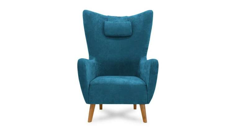 Кресло Лестер 2 голубого цвета