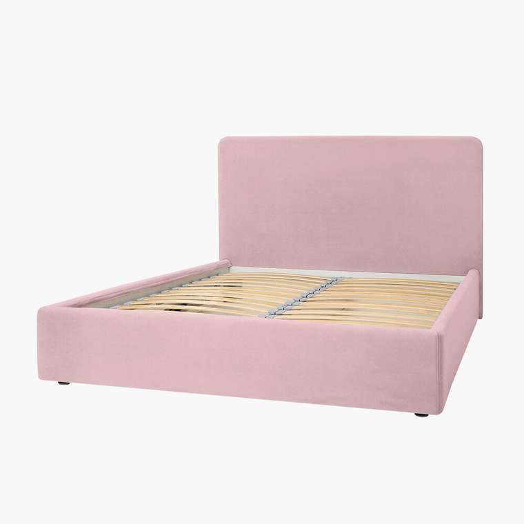 Кровать Cozy 160х200 розового цвета с подъёмным механизмом
